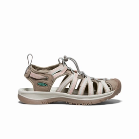 Women's Whisper  |  Taupe/Coral Cushioned Sole