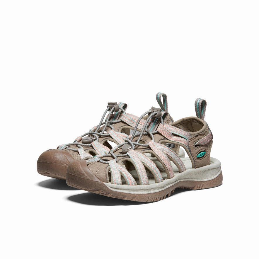 Women's Whisper  |  Taupe/Coral Cool Path