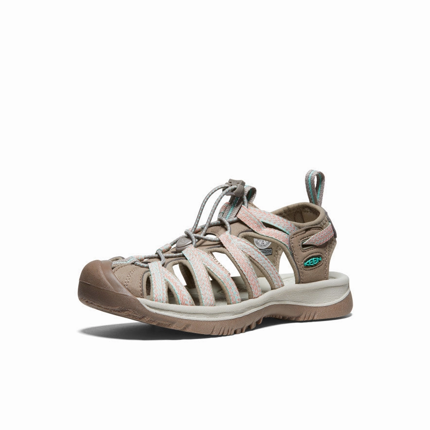 Women's Whisper  |  Taupe/Coral Cool Path