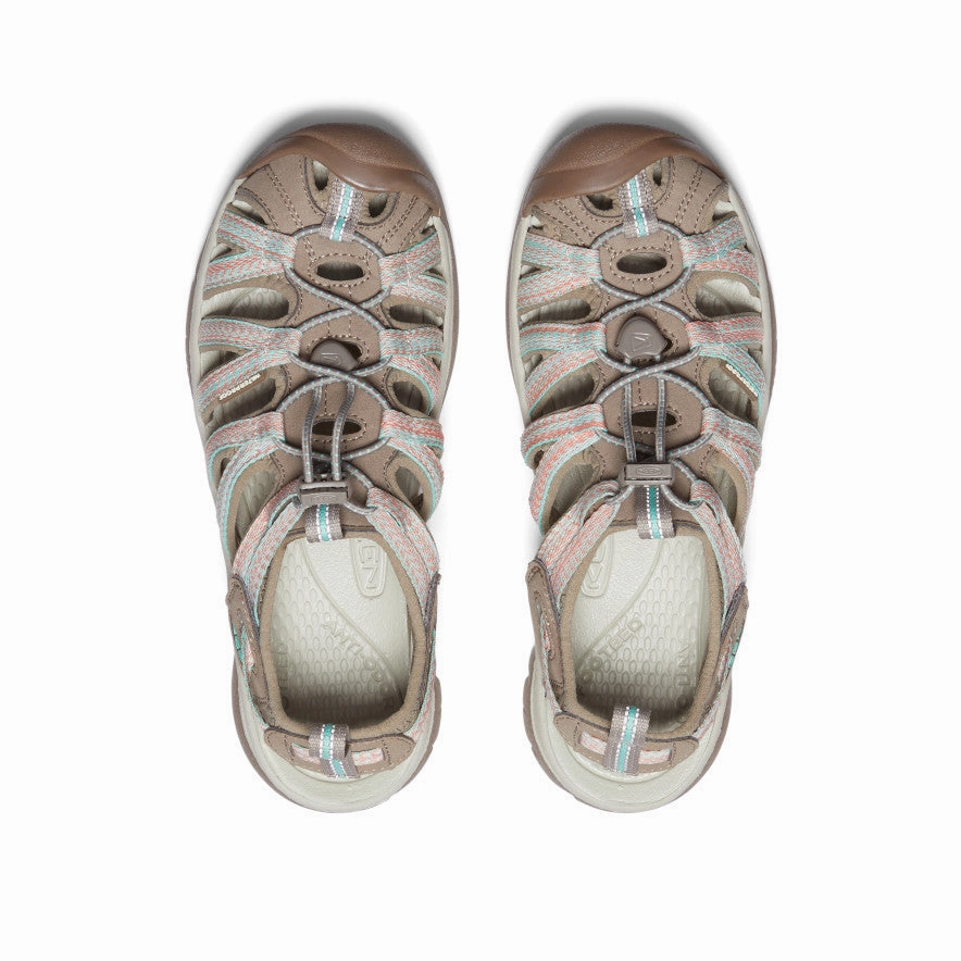 Women's Whisper  |  Taupe/Coral Cool Path