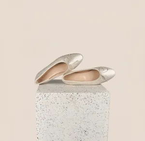 Soft Construction Easy Wear Footwear Como - Gold Scale