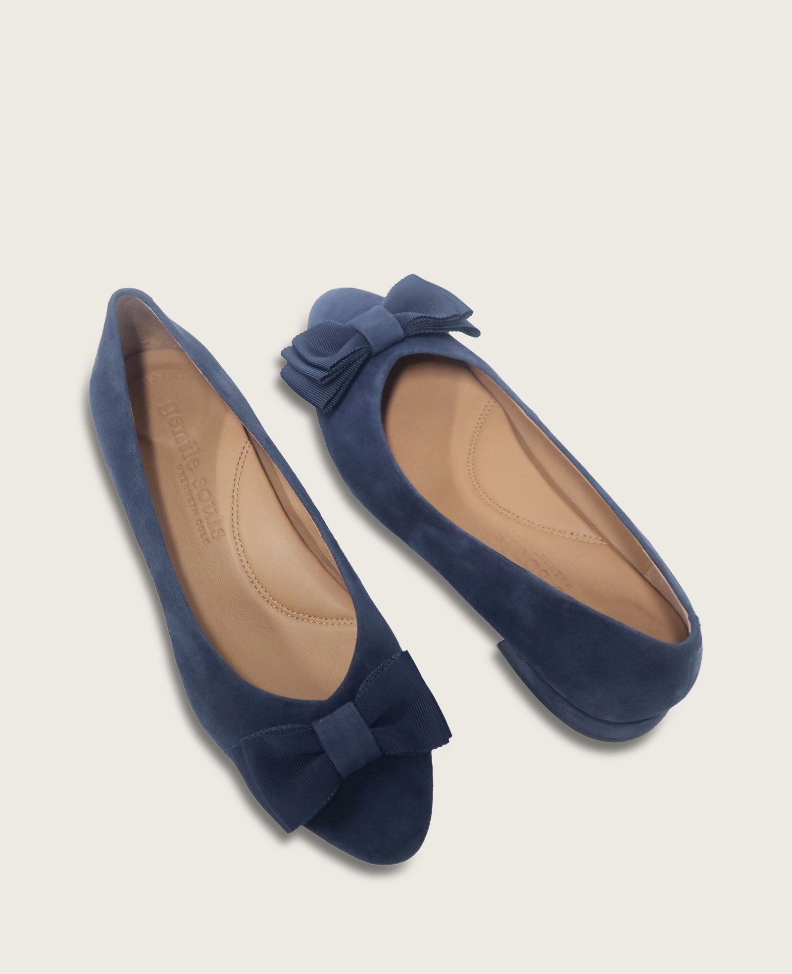 Workday Approved GENTLE SOULS - Atlas Suede Bow Flat