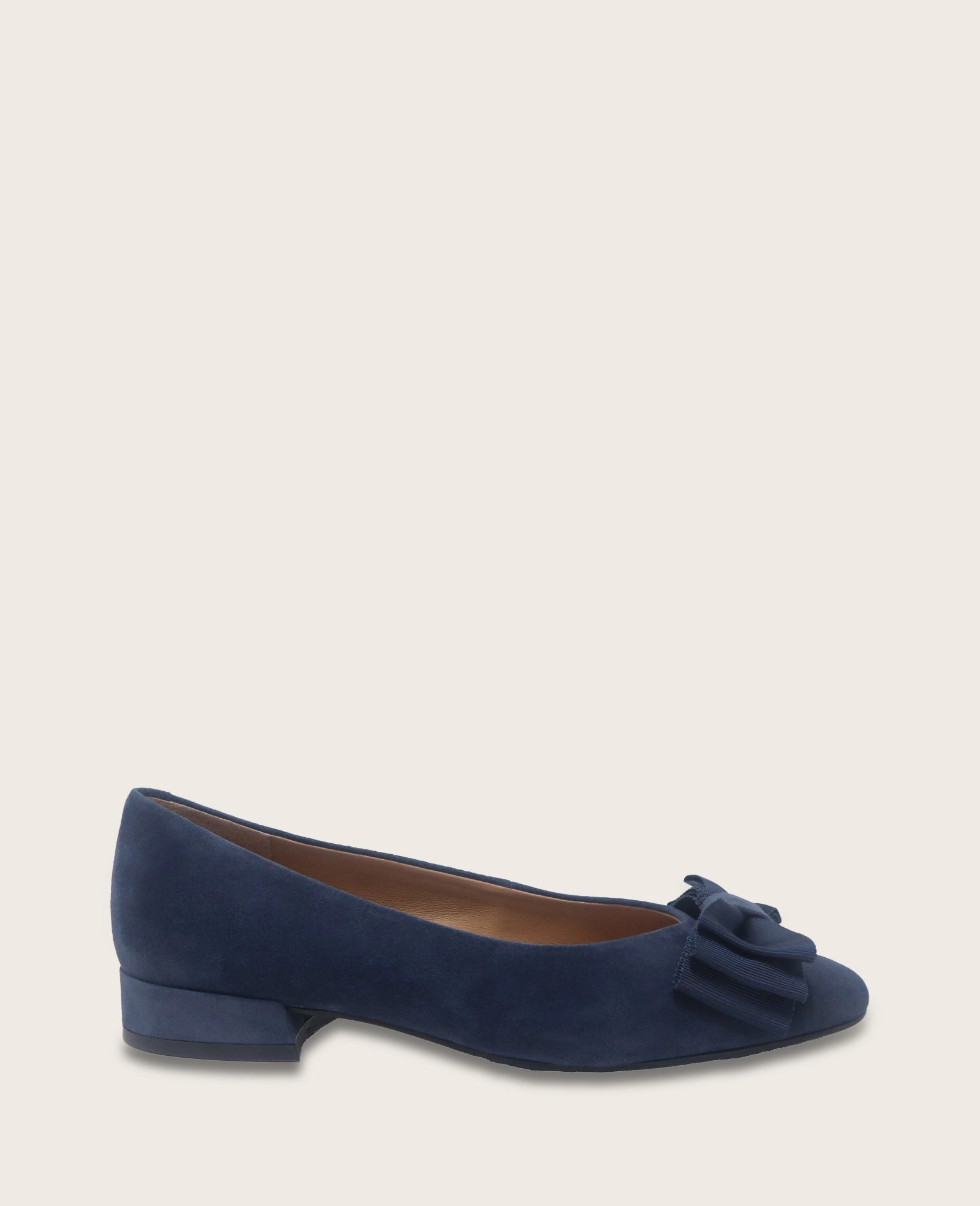 GENTLE SOULS - Atlas Suede Bow Flat Timeless Appeal Shoes Sleek Comfort