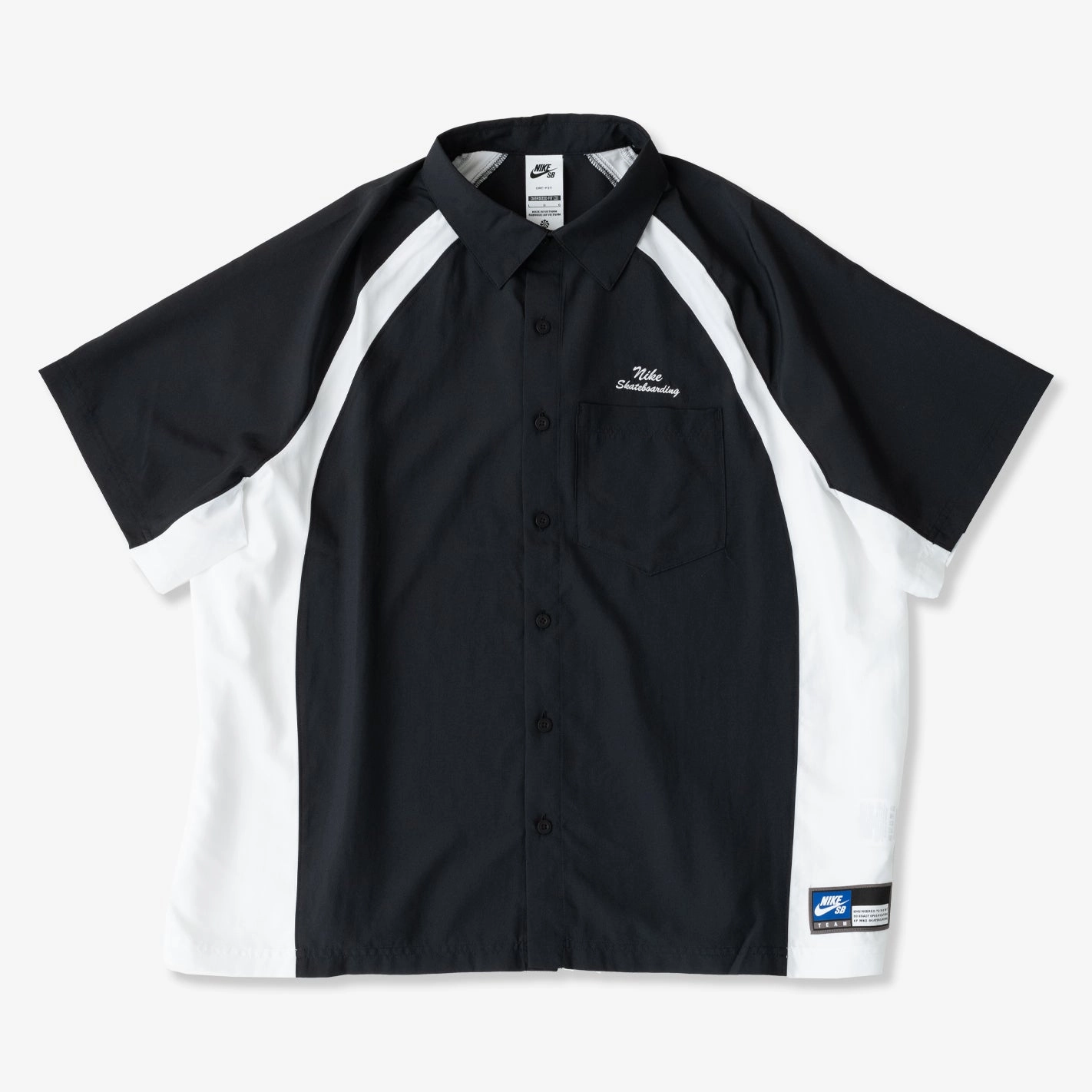 Woven Bowler Tee(Black/White) Free Motion