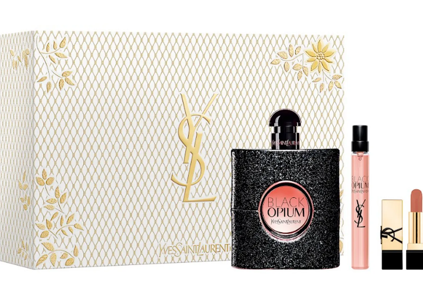YSL Black Opium Edp 90ml 3 Piece Set