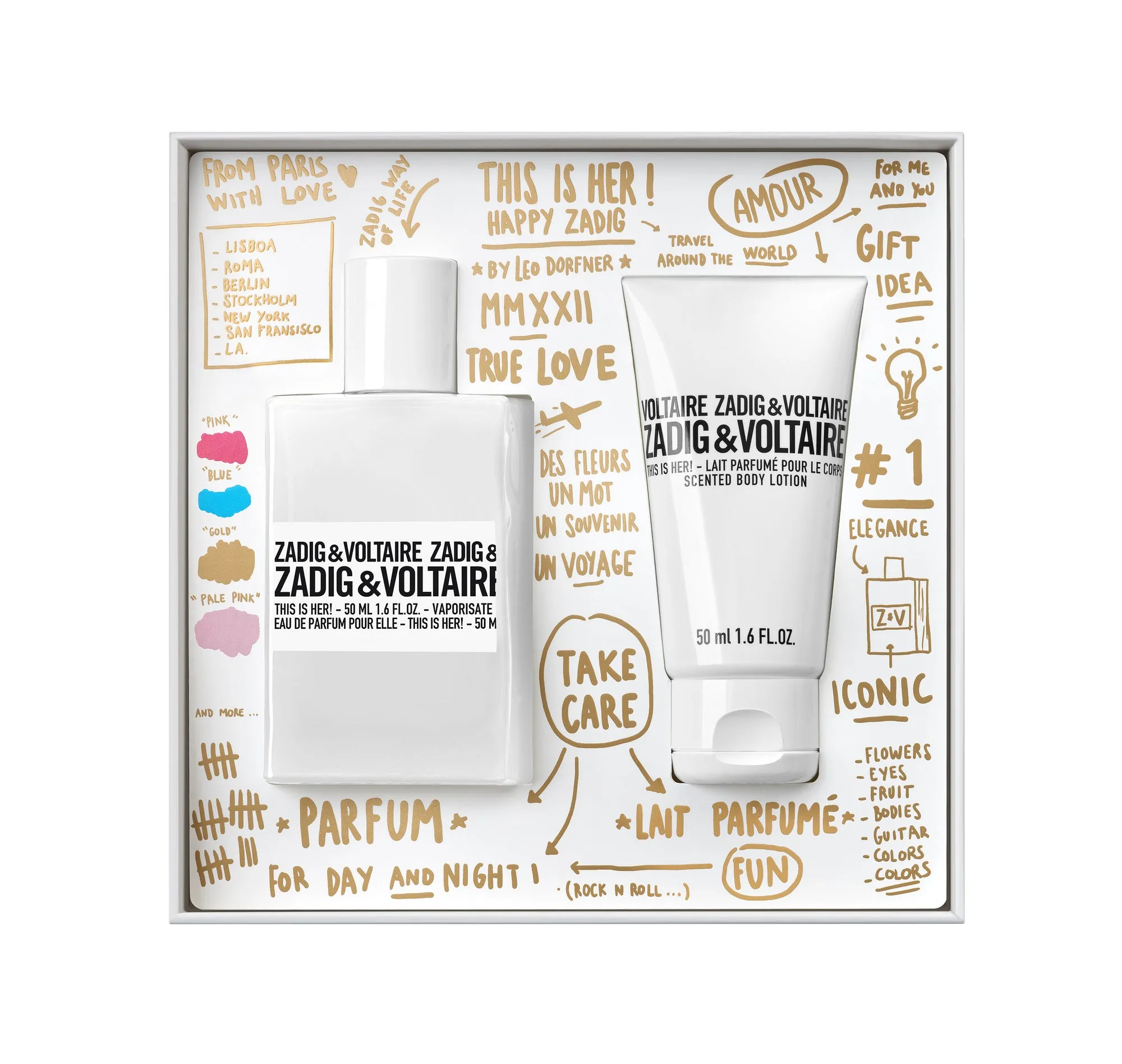 Zadig & Boltaire This Is Her! EDP 50ML 2 Piece Set